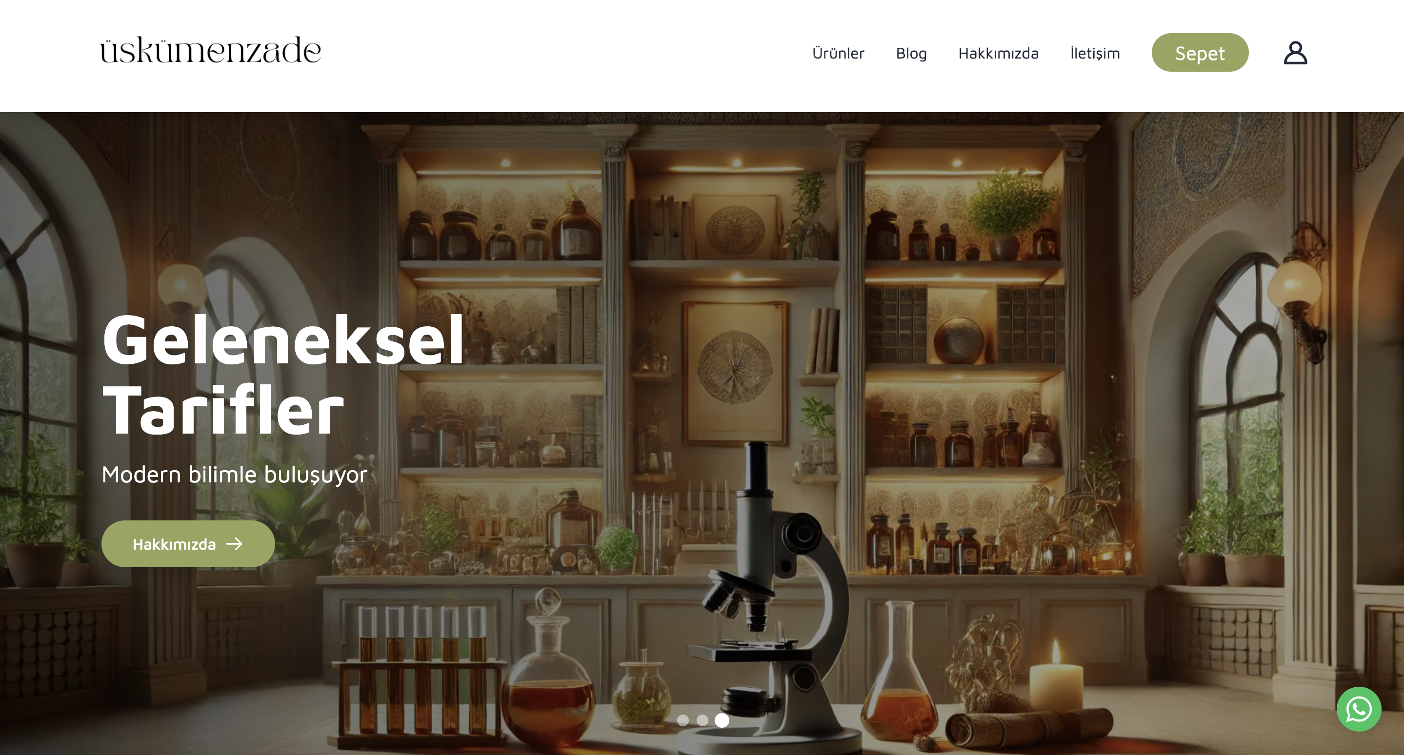 Üskümenzade web sitesi